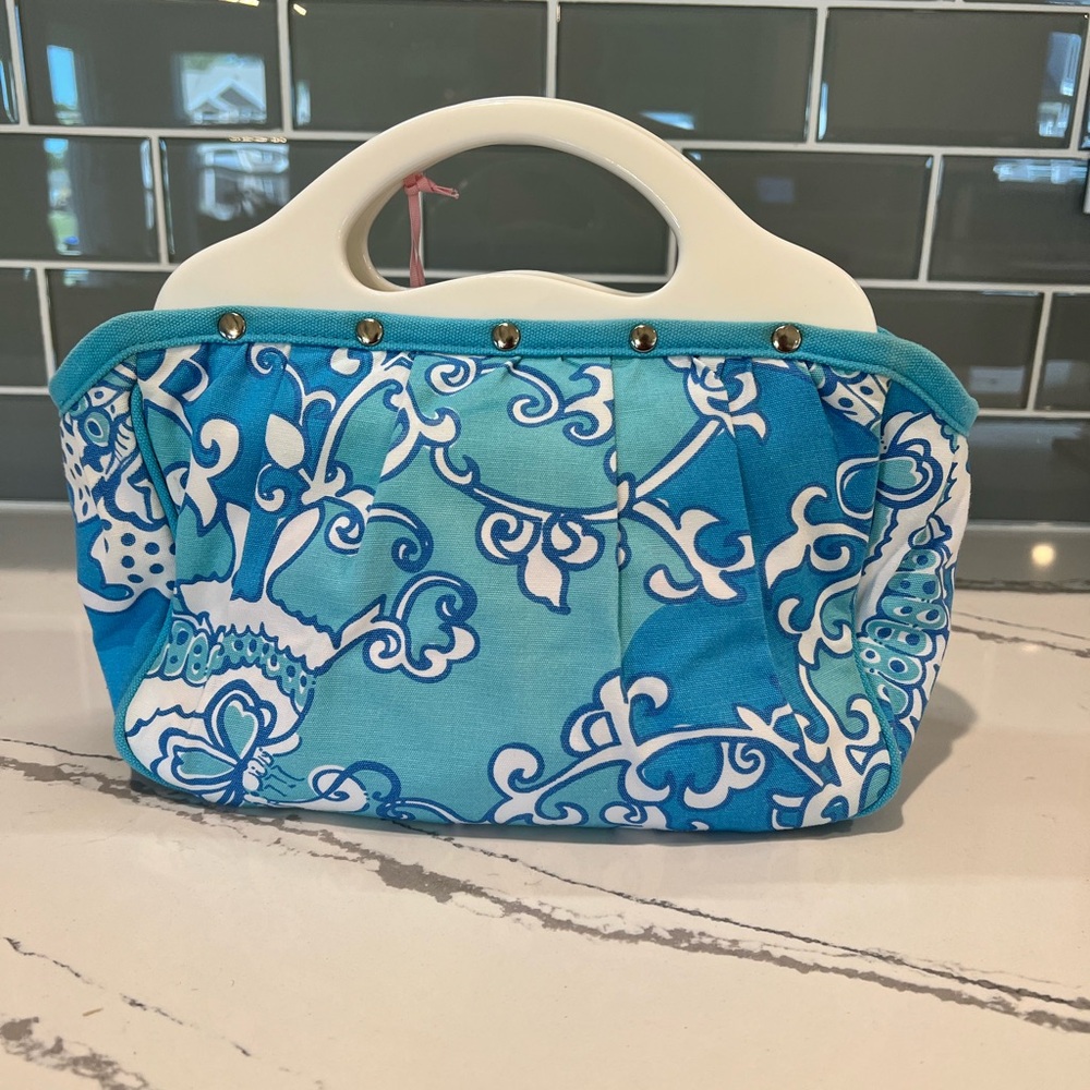 Vintage Lilly Pulitzer “un-Bermuda” bag in “making the rounds” - Picture 5 of 10